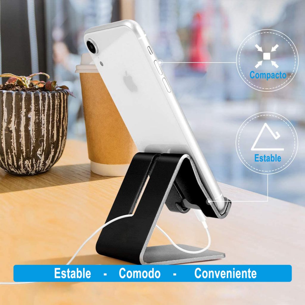 Soporte Universal R Gido De Escritorio Para Celular Y Tablet Hecho De